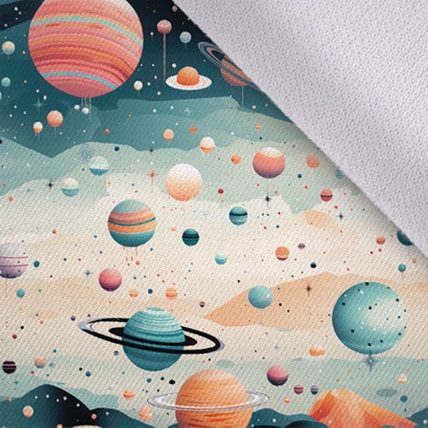 Panel med mönster 98 softshelloverall Ayman färgsprakande universum