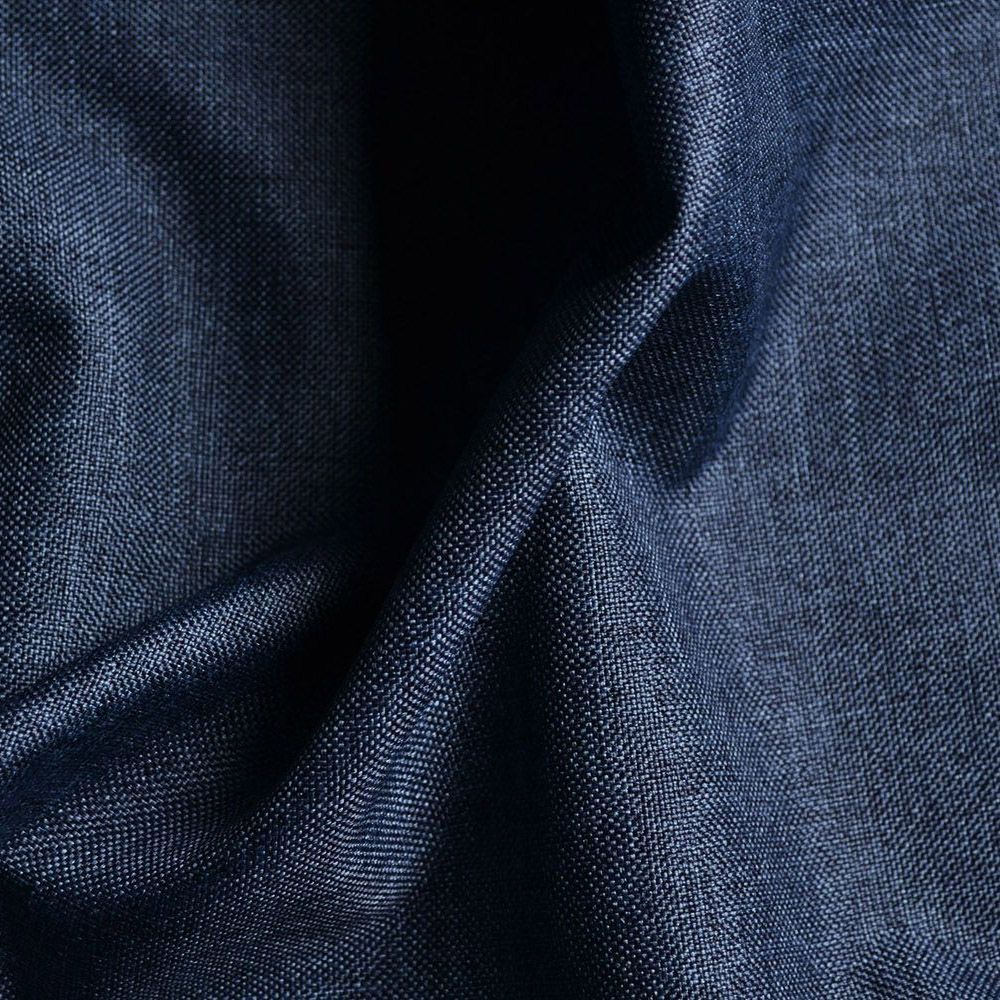 Vattentät polyester mönster mörkblå slingor  