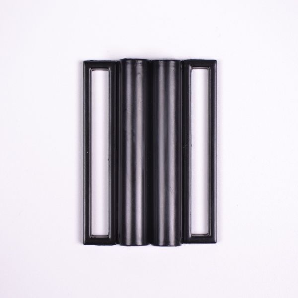 Metall bältesspänne 50 mm svart matt