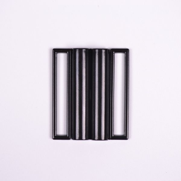 Metall bältesspänne 40 mm svart matt