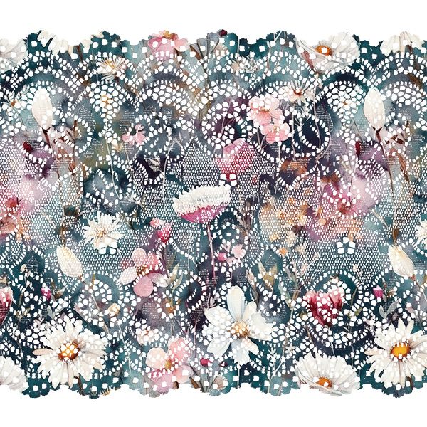 Panel med mönster 92 softshell byxor akvarell margaret Diana