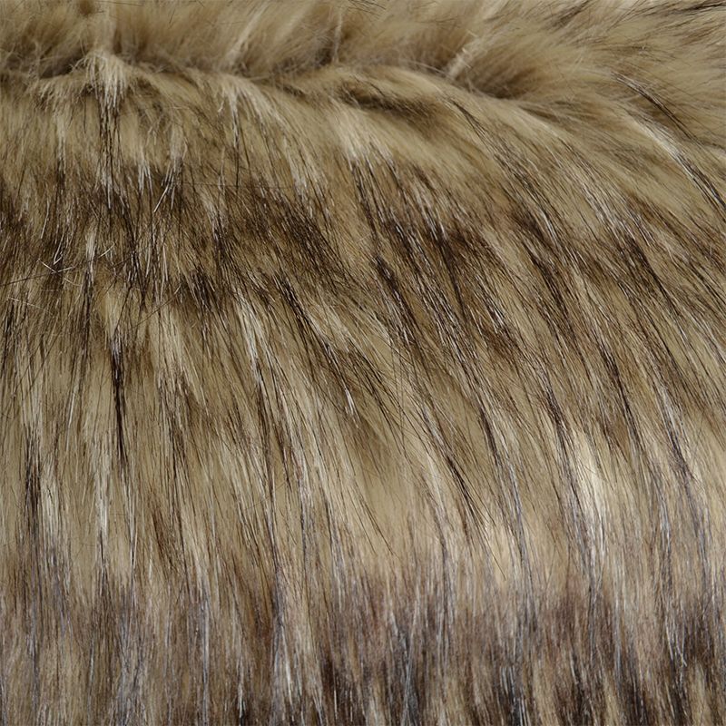 Pompon premium från fuskpäls 14-15 cm beige hår
