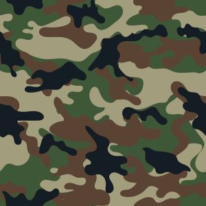 Tyg för badbyxor shorts kamouflage grön