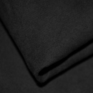 Klädseltyg - borstad läderimitation svart