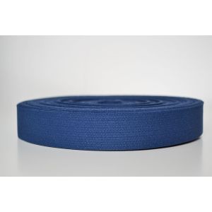 Bomullsband 3 cm blå