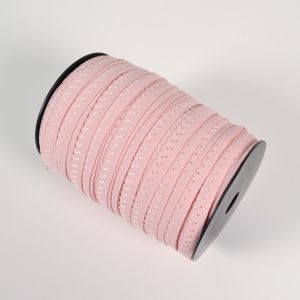 Dekorativt kantband 11 mm rosa