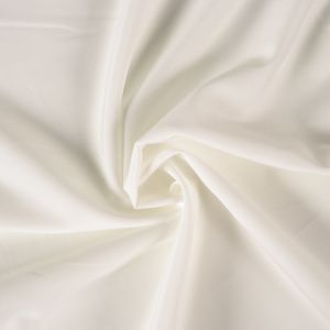 Konstsilke/silky elastisk vit