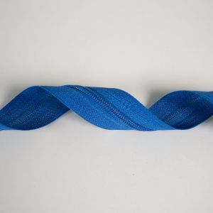 Spiraldragkedja TKY metervara #3 mm blå utan löppare